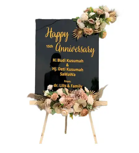 Papan Bunga Akrilik Cilegongilir